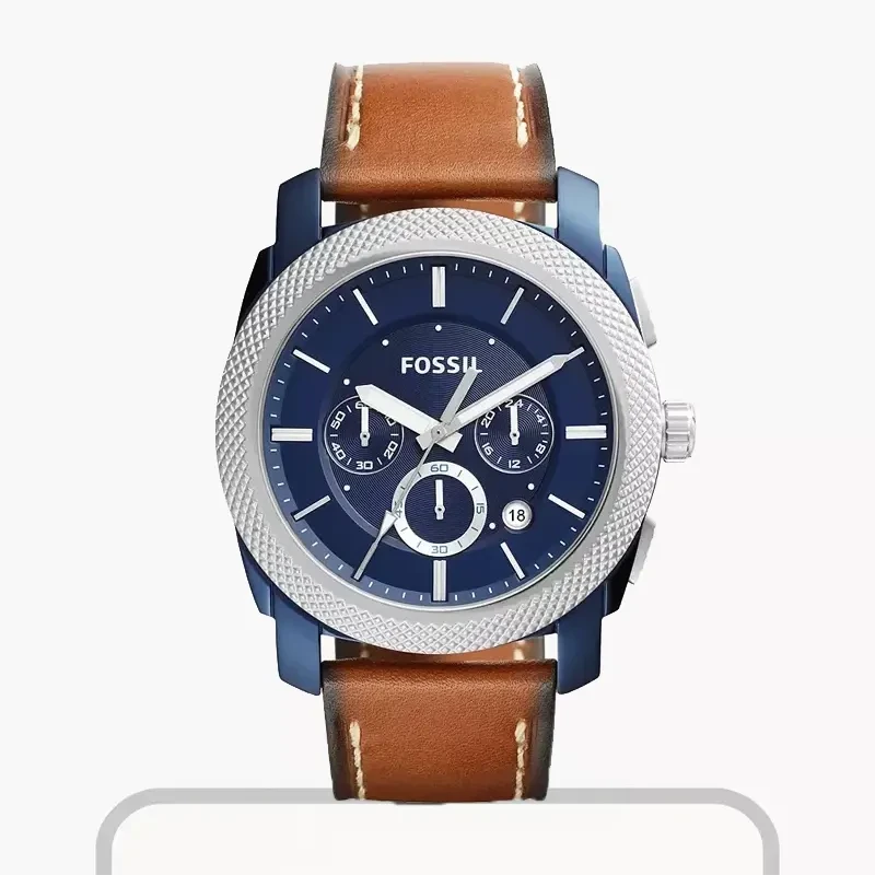 Fossil Machine Quartz Chronograph Blue Dial Men's Watch- FS5232
